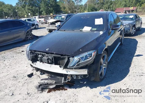 2015 Mercedes-Benz S 63 Amg 4Matic из США, поврежденный, VIN WDDUG7JB7FA094358